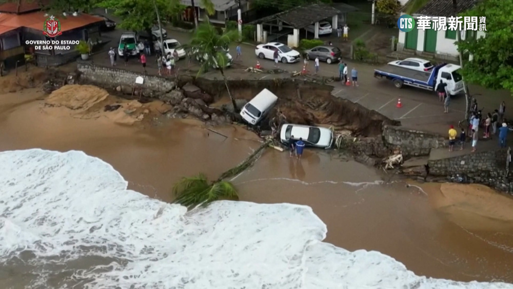 巴西聖保羅州豪雨成災　至少36死40人失蹤