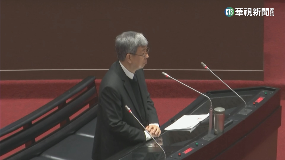 終於上台了　陳建仁首度和立委面對面備詢