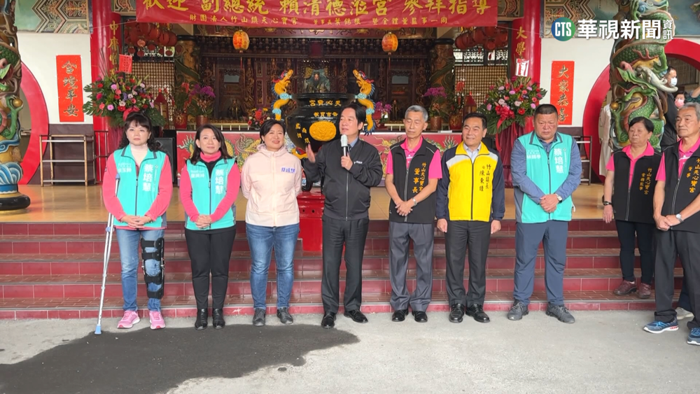 兒遭蔡培慧轟「黑官」　林明溱冷處理忙拜票