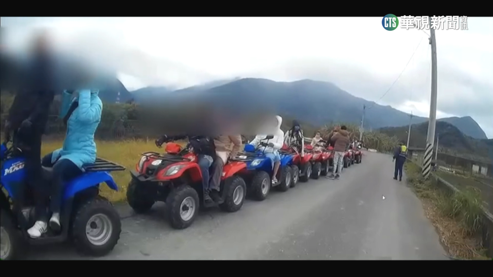 沙灘車全團違規騎上路　宜警連開16張罰單