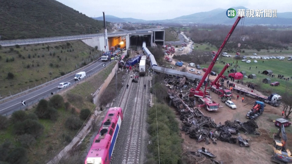 希臘火車對撞事故　已釀40死逾80人傷