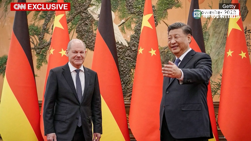 德總理蕭茲：若中對俄運交武器將有「後果」