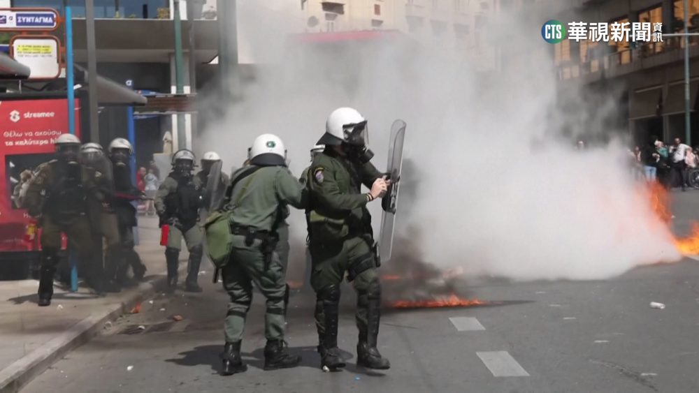 希臘火車事故57死惹民怨　警民衝突愈演愈烈