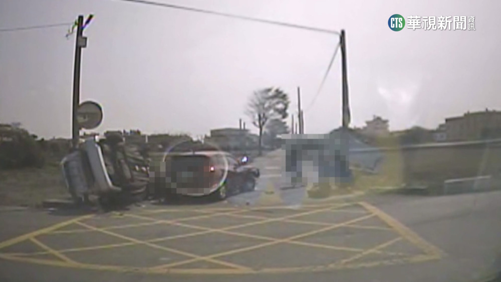 彰化同1個路口！上月死亡車禍　今2車相撞翻覆