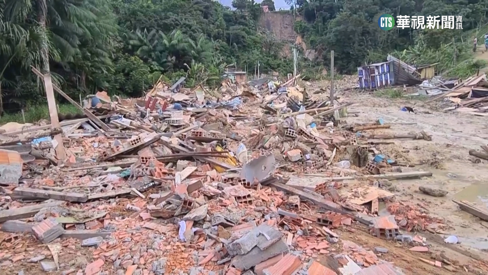 巴西豪雨山崩釀8死　居民悲嘆：沒錢搬離