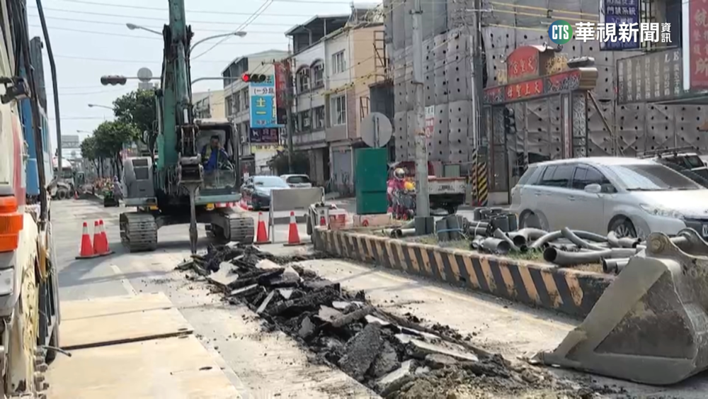 居民崩潰！　台27線屏東市復興南路「施工一整年」