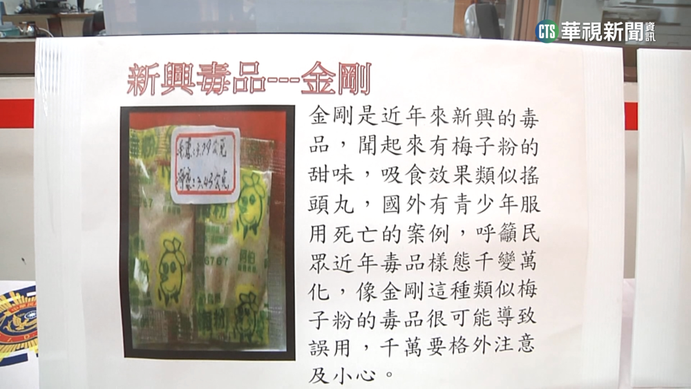 彰警破販毒集團　二級毒品「金剛」外觀似梅粉