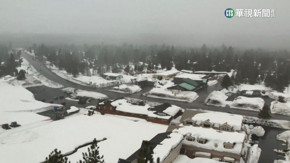 加州山脈「三月雪」+豪雨　異常氣候緩解乾旱