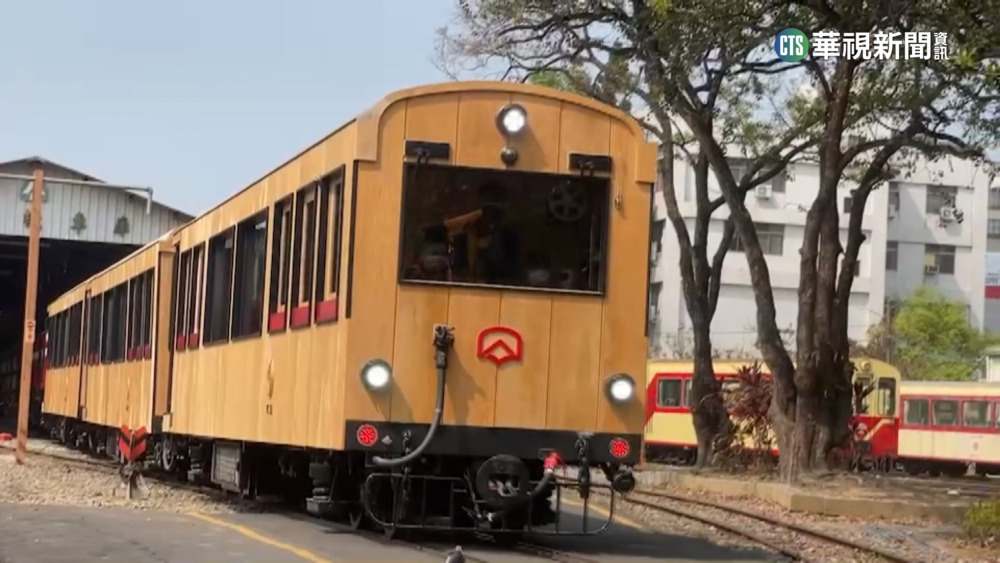 阿里山林鐵全新檜木車　福森號試車吸睛