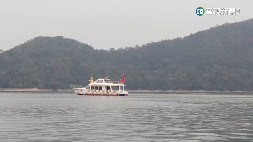 乾旱！　日月潭遊艇擱淺　20多名外籍客一度受困