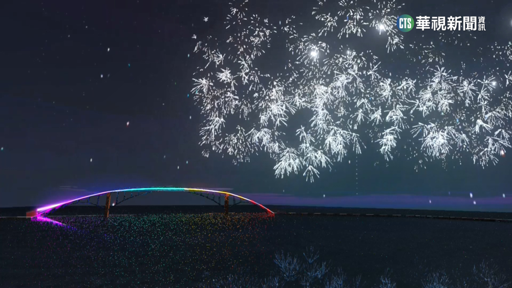 澎湖花火節模擬影像曝光　迪士尼無人機大秀