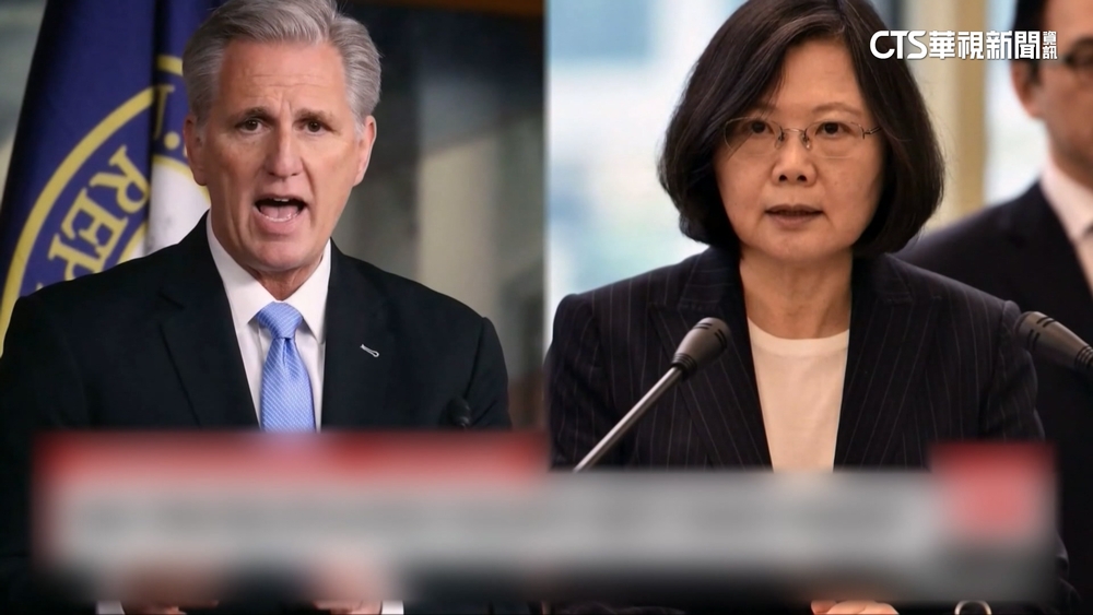 蔡總統過境將會麥卡錫　美國警告中國勿生事