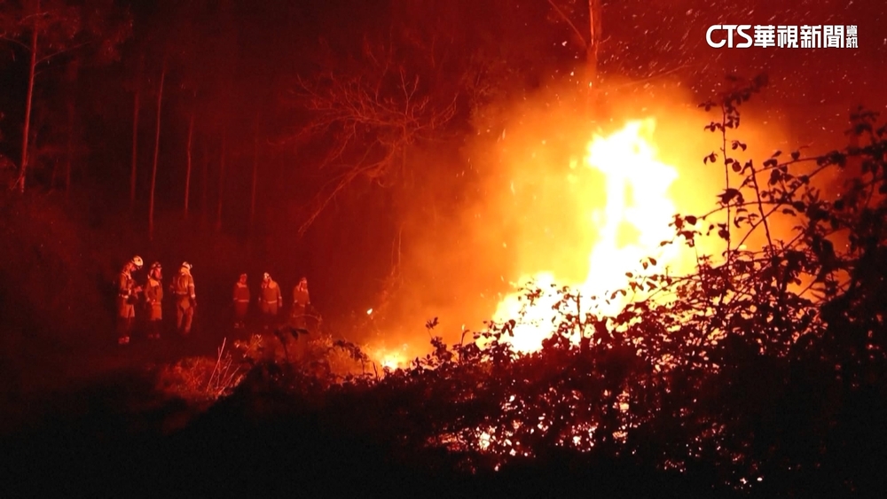 西班牙北部野火頻傳　當局稱人為蓄意縱火