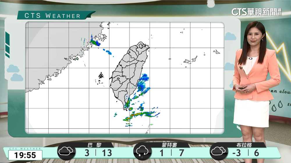 西部多晴朗　東部偶有雨