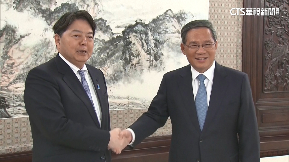 睽違3年！　日外相林芳正訪中　強調台海和平重要性