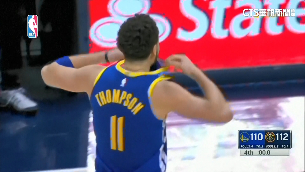 NBA勇士K湯絕殺球遭蓋　浪花兄弟慘打鐵