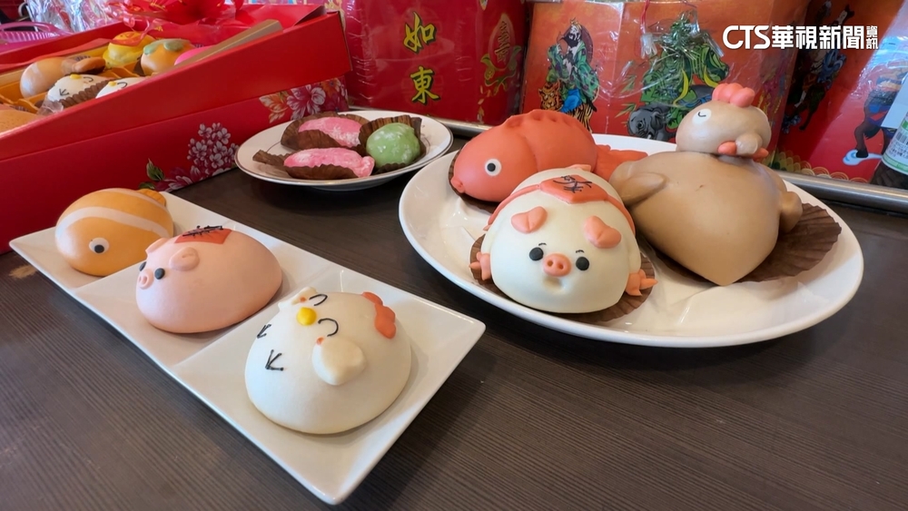 Q版三牲饅頭惟妙惟肖　清明祭祖便利又健康