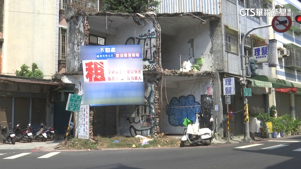牆呢？　道路拓寬被拆　缺牆老屋「月租2萬」乏人問津
