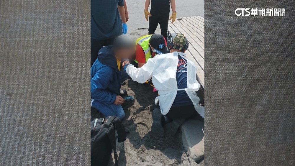 南迴藝術展又出意外！　遊客慘跌兩層樓高步道