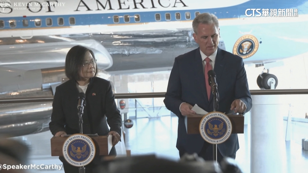 英麥世紀會！　蔡總統美國加州會見麥卡錫