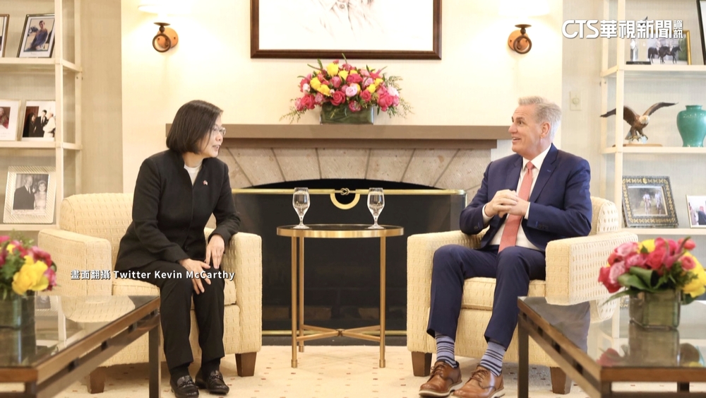 英麥會登場！　麥卡錫推特發合照歡迎蔡總統