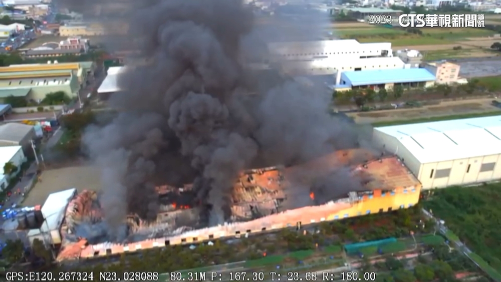 台南永康工廠火警　黑煙直竄天際幸無人傷亡