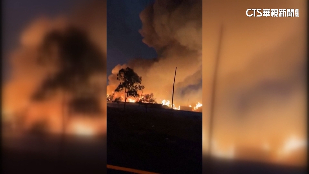 墨西哥市場起火5小時　易燃物堆倉庫加劇火勢