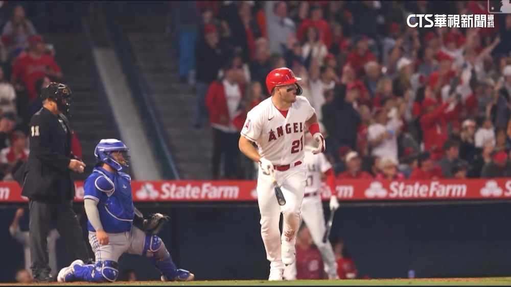 「神鱒」Trout　3分砲逆轉戰局　天使9：5擊落藍鳥！