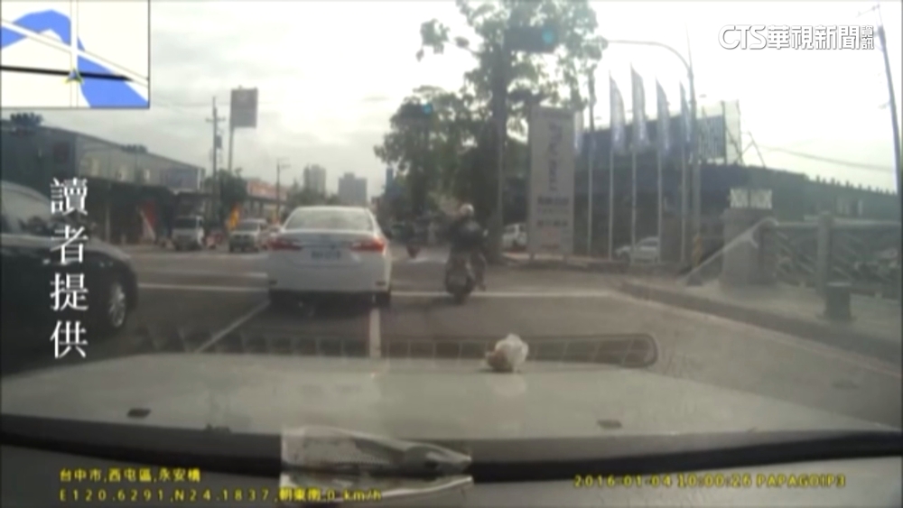 前車副駕駛亂丟垃圾　環局：難確認身分不罰