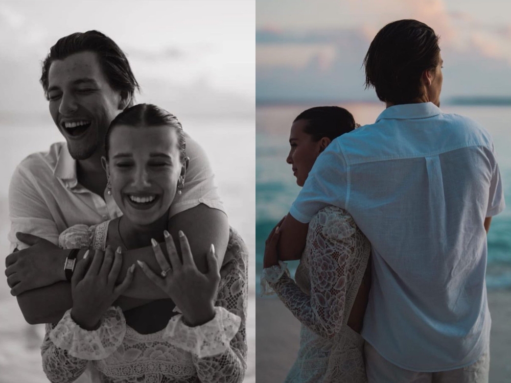 《怪奇物語》19歲女星宣布訂婚！　與邦喬飛帥兒甜蜜曬超大鑽戒　