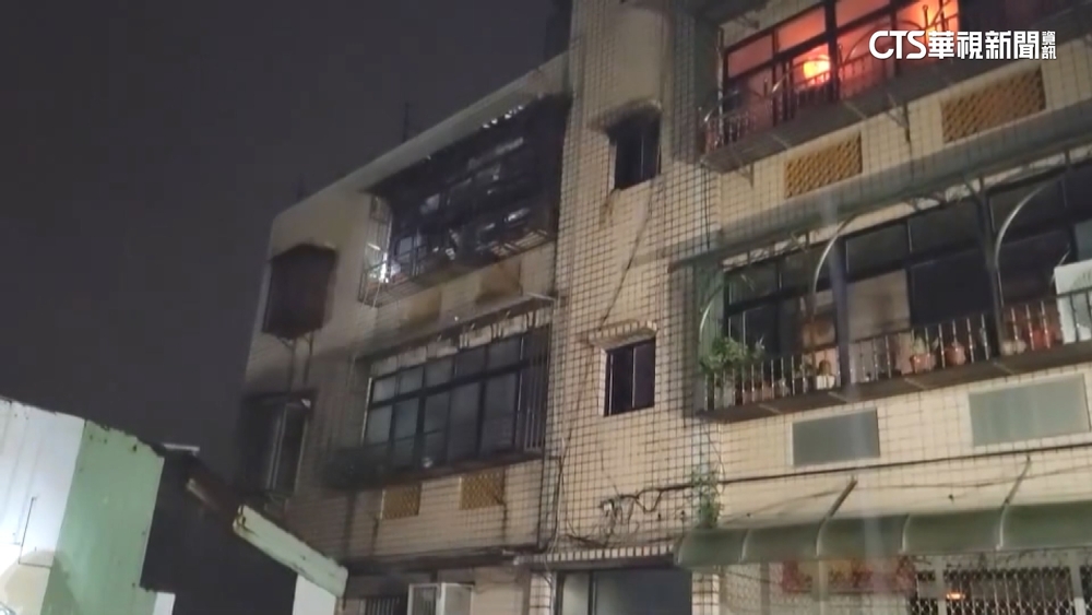 淡水深夜公寓火　釀一家八口3死5傷