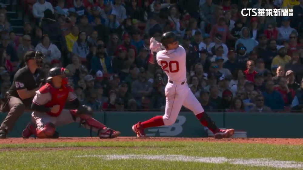 「二寶爸」銷假上班！　張育成回歸首戰炸裂2分砲