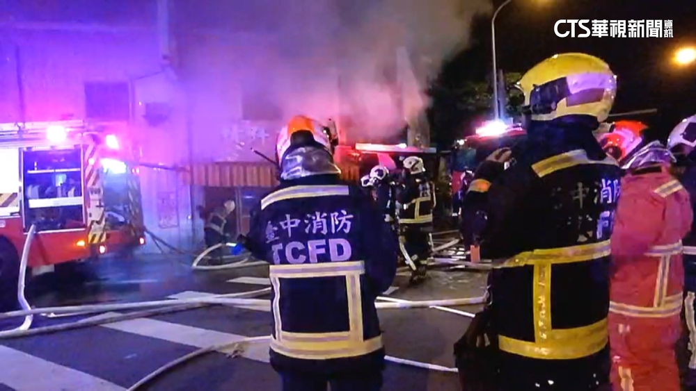 台中牛肉麵店暗夜突大火　老闆一家逃出仍餘悸