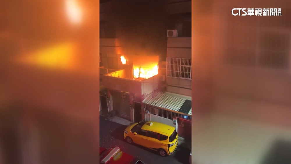 台南文賢路住宅火警　三人燒傷.嗆傷送醫