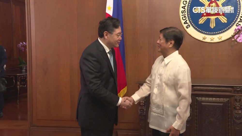 中國外長訪菲律賓　會見菲總統小馬可仕