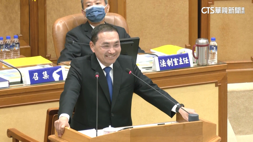 藍議員問是否承擔重責？　侯友宜：我會勇往直前