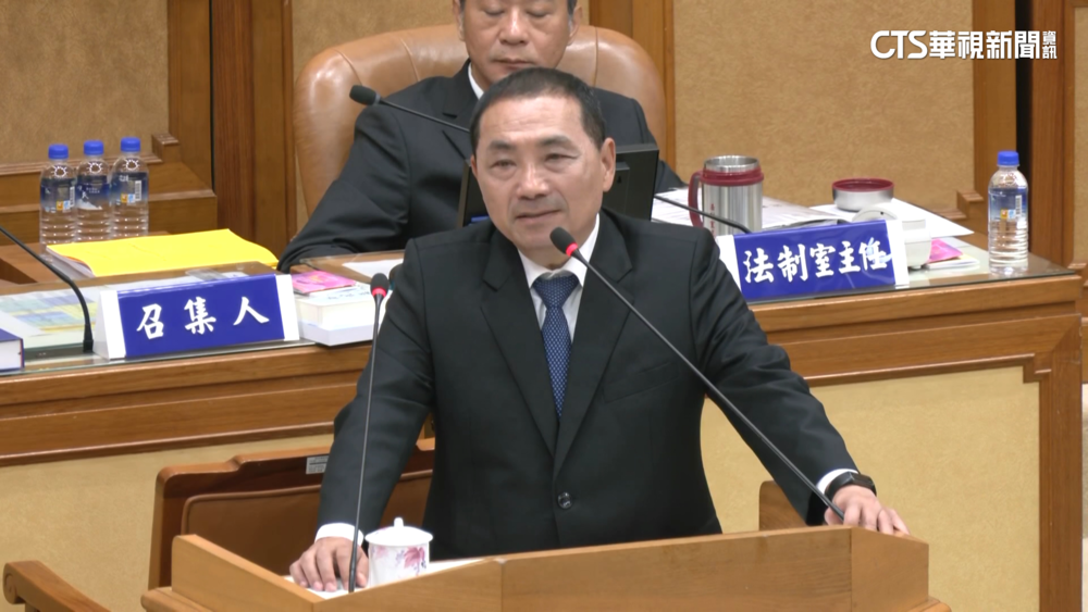 「杯水論」挨批　侯：中華民國我的國家　台灣我的厝