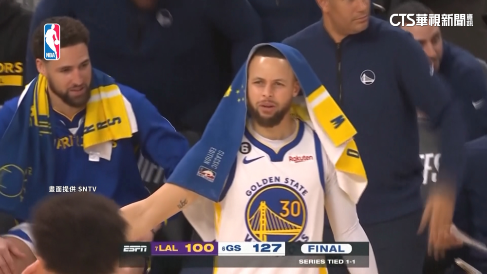 「K湯」8記3分飆30分　勇士127：100打爆湖人