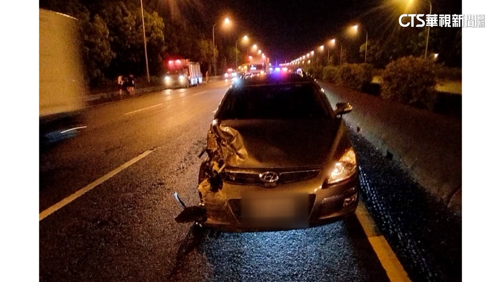 國一台南安定段3車追撞　8人傷皆拒絕送醫