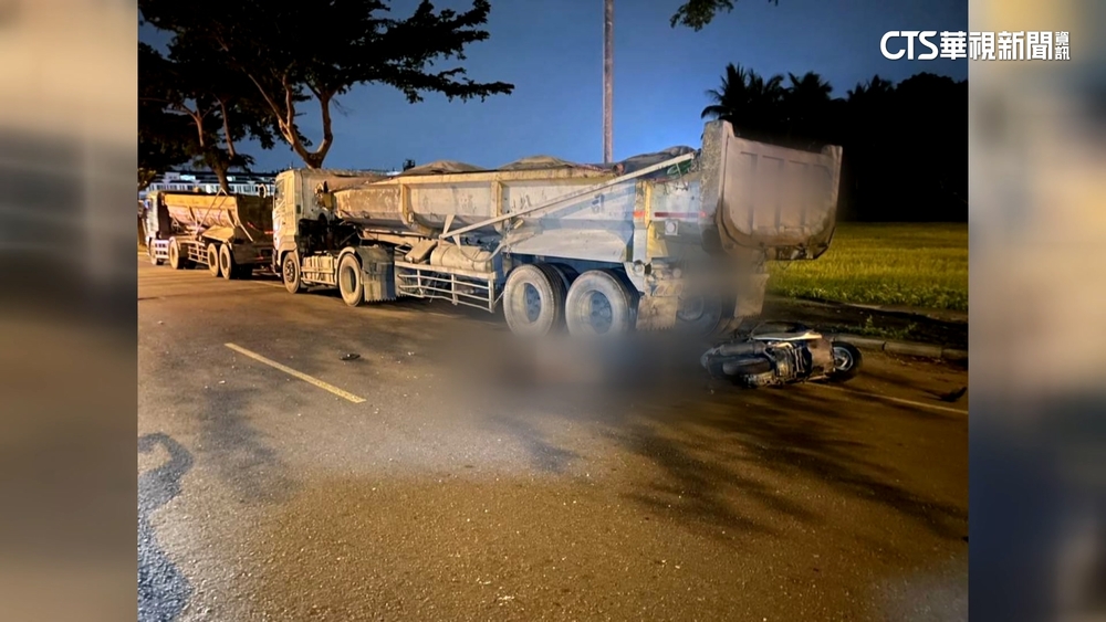 屏東騎士撞違停曳引車身亡　警大執法取締違規