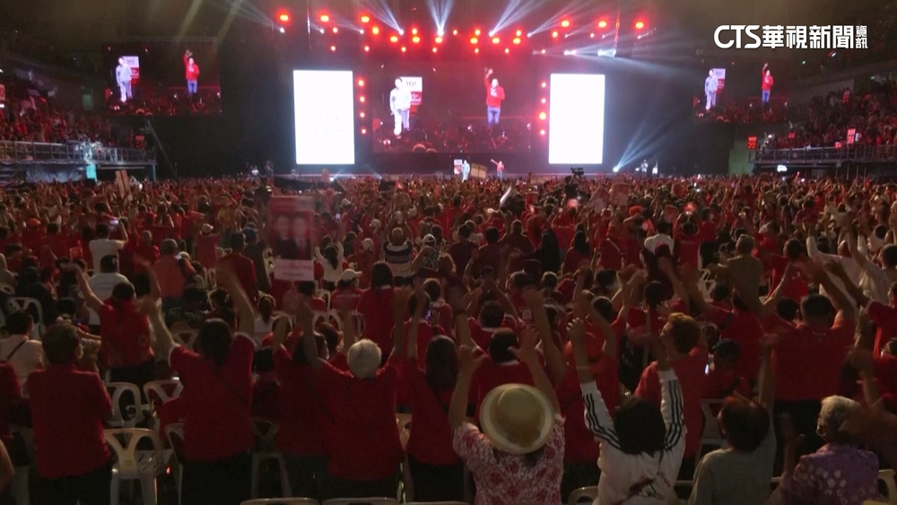 泰國大選將登場　各政黨選前之夜全力造勢