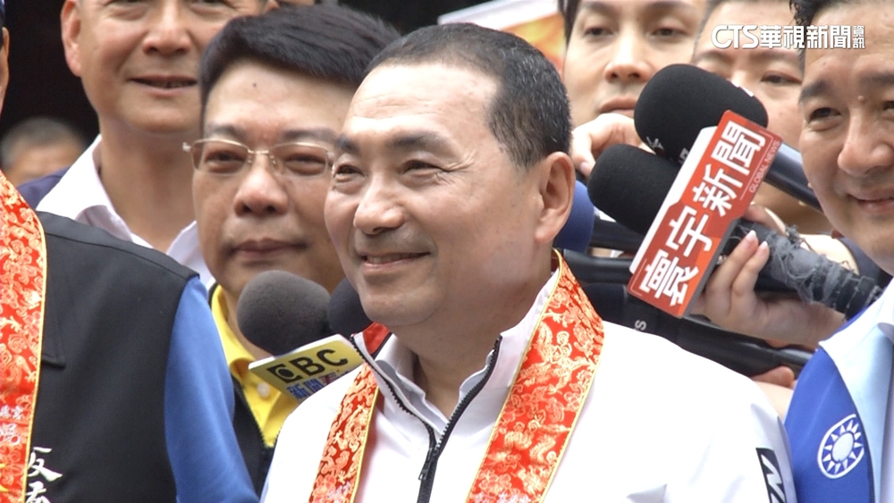 台灣民意基金會民調　侯友宜42.1%　郭台銘29.4%