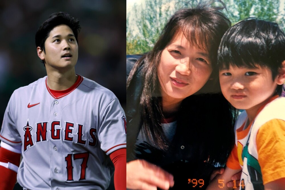 MLB曬大谷翔平與媽媽合照　4歲萌樣網狂喊：卡哇依！