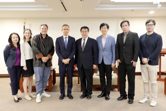 荷蘭在台辦事處譚敬南代表拜會黃偉哲 雙方盼加強合作