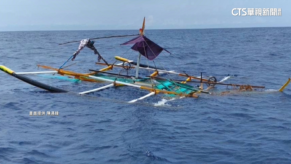 澎湖無人「幽靈船」漂流　疑為菲律賓捕蟹船