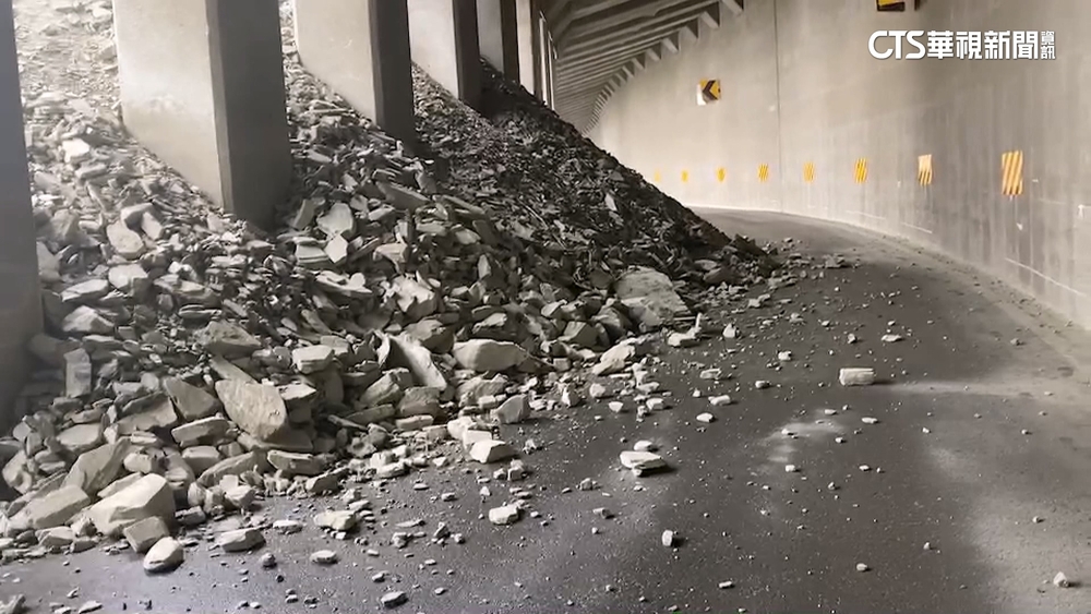 南橫155K隧道邊坡坍方　道路預警性封閉