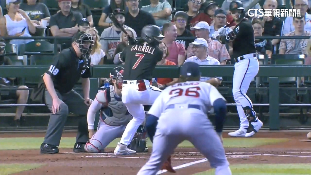 台美混血Carroll炸裂！　兩分砲轟破紅襪