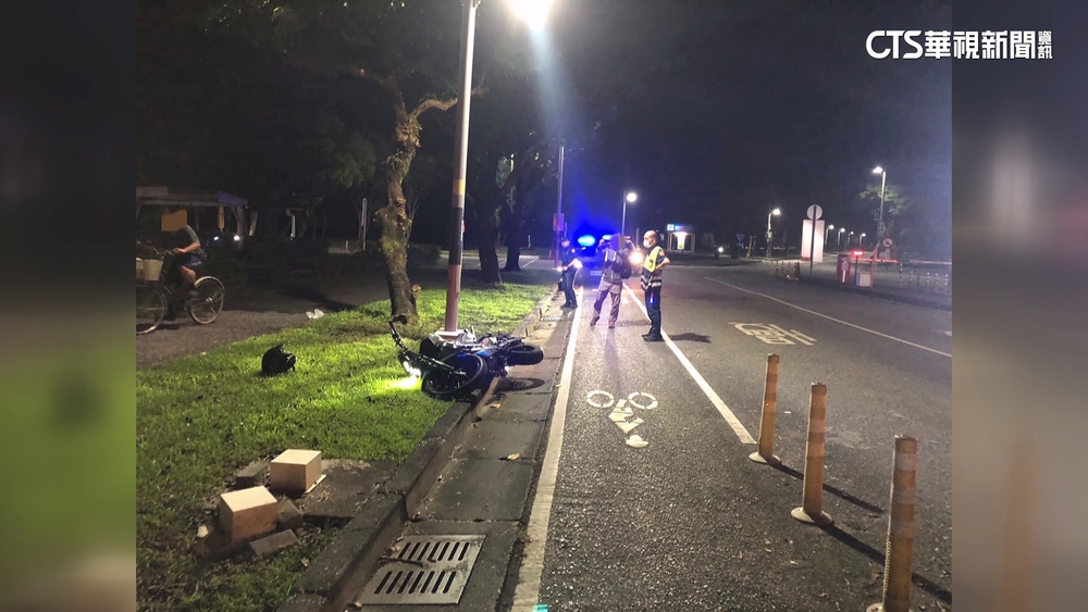 花蓮東華大學學生酒駕　自撞燈桿昏迷急救中