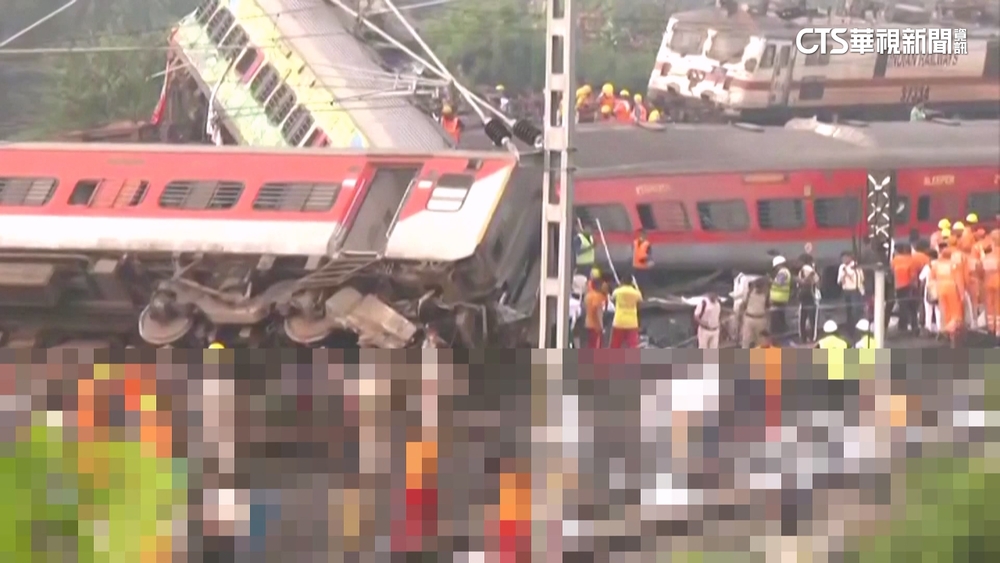 印度數十年最慘烈火車對撞　死傷逾1300人