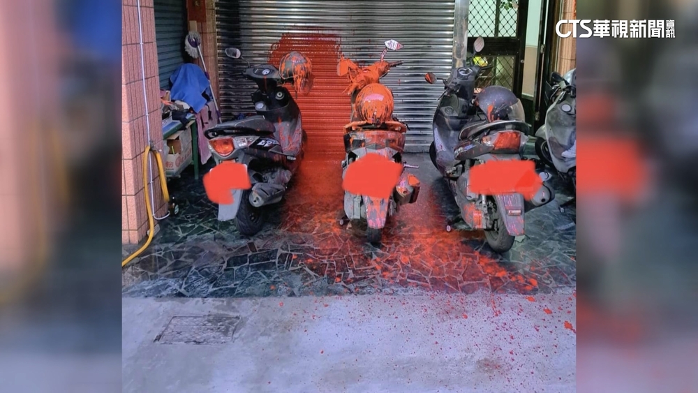 住家遭潑漆　屋主：疑與凱旋夜市經營糾紛有關